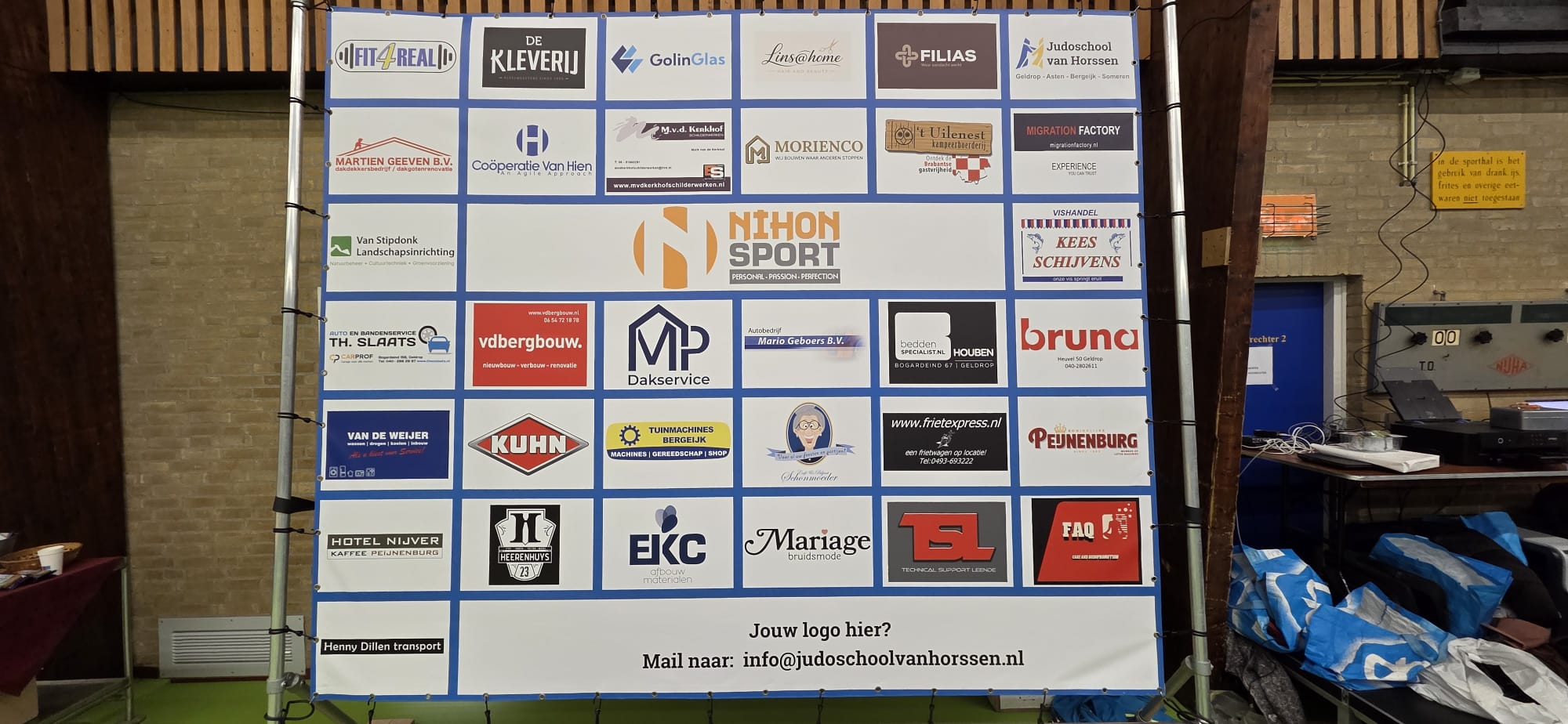 Judo School Van Horssen toernooi sponsoring